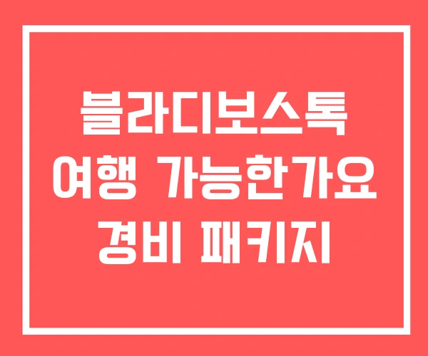 블라디보스톡 여행 가능한가요 경비 패키지