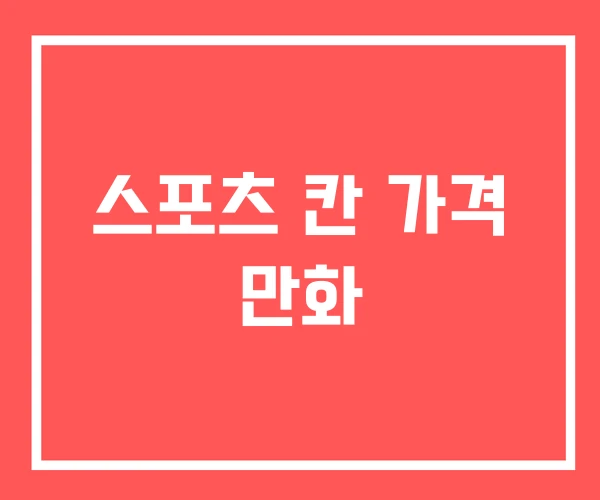 스포츠 칸 가격 만화 스포츠 칸 가격 만화