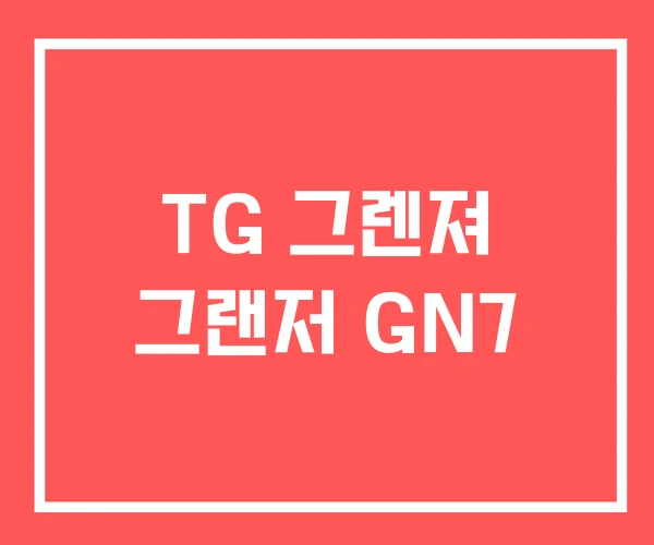 TG 그렌져 그랜저 GN7 TG 그렌져 그랜저 GN7