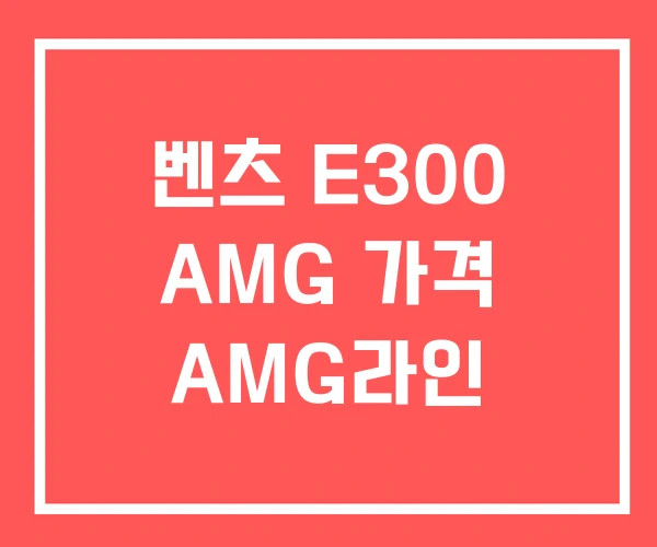 벤츠 E300 AMG 가격 AMG라인 벤츠 E300 AMG 가격 AMG라인