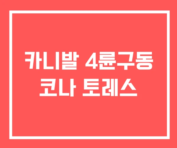 카니발 4륜구동 코나 토레스