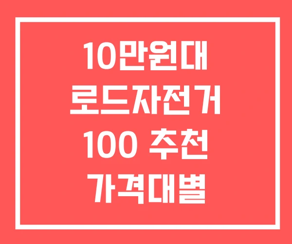 10만원대 로드자전거 100 추천 가격대별 10만원대 로드자전거 100 추천 가격대별