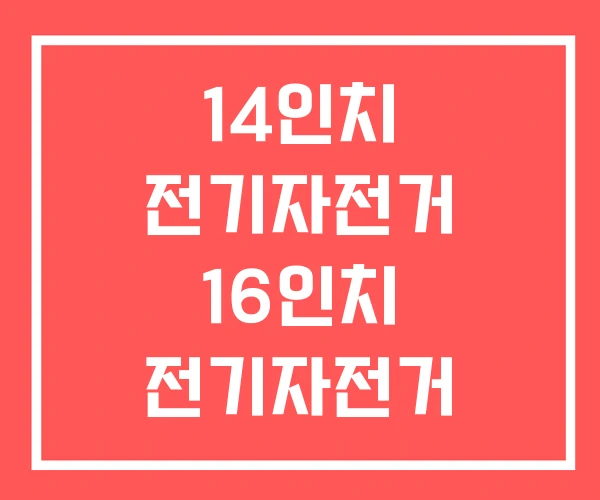14인치 전기자전거 16인치 전기자전거 20AH