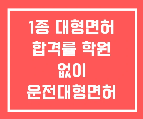 1종 대형면허 합격률 학원 없이 운전대형면허 1종 대형면허 합격률 학원 없이 운전대형면허
