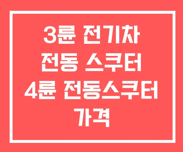 3륜 전기차 전동 스쿠터 4륜 전동스쿠터 가격 3륜 전기차 전동 스쿠터 4륜 전동스쿠터 가격
