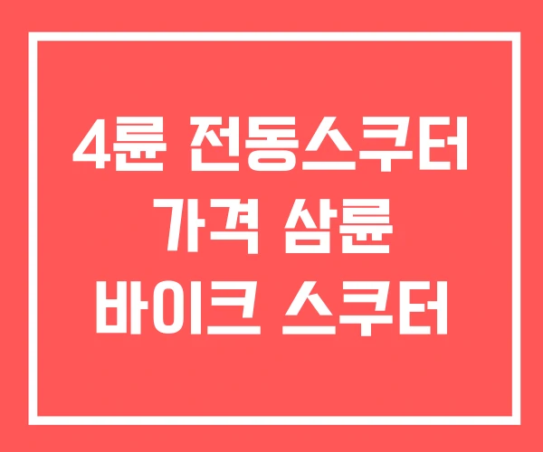 4륜 전동스쿠터 가격 삼륜 바이크 스쿠터 4륜 전동스쿠터 가격 삼륜 바이크 스쿠터