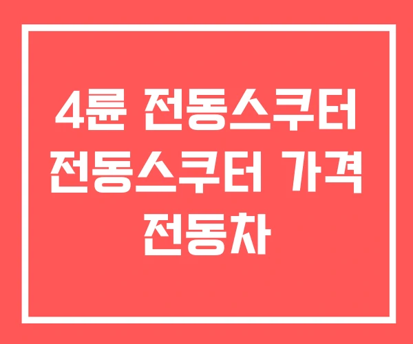 4륜 전동스쿠터 전동스쿠터 가격 전동차 4륜 전동스쿠터 전동스쿠터 가격 전동차