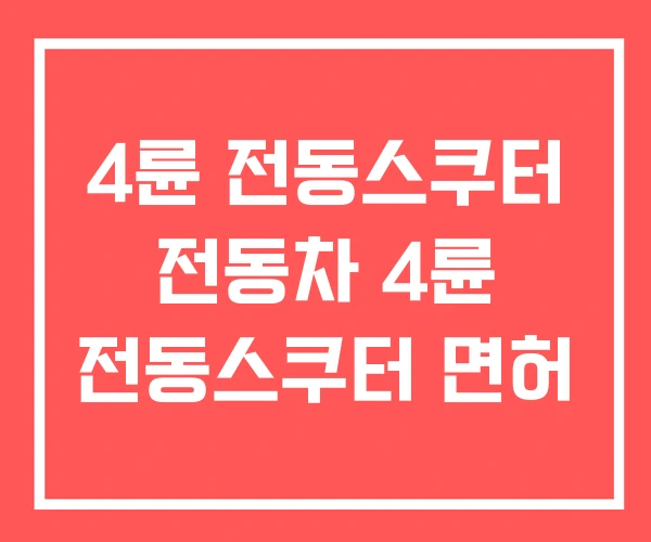 4륜 전동스쿠터 전동차 4륜 전동스쿠터 면허 4륜 전동스쿠터 전동차 4륜 전동스쿠터 면허