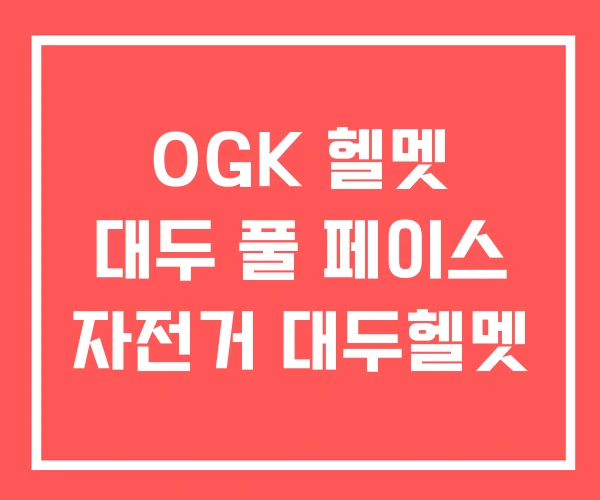 OGK 헬멧 대두 풀 페이스 자전거 대두헬멧 OGK 헬멧 대두 풀 페이스 자전거 대두헬멧