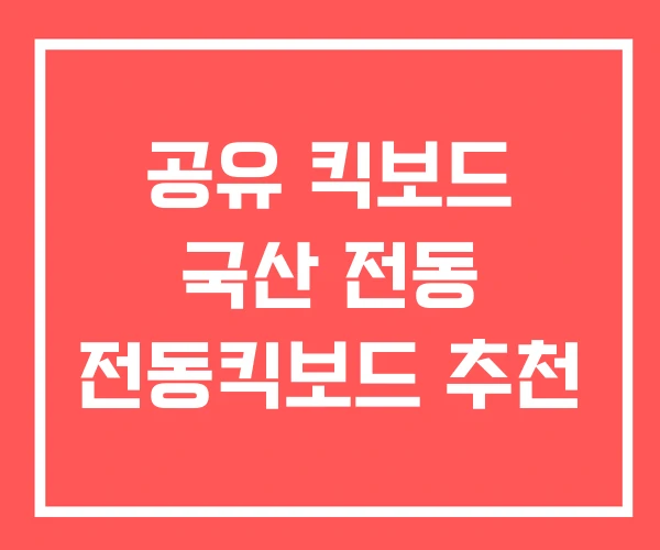 공유 킥보드 국산 전동 전동킥보드 추천 공유 킥보드 국산 전동 전동킥보드 추천
