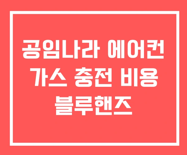 공임나라 에어컨 가스 충전 비용 블루핸즈 공임나라 에어컨 가스 충전 비용 블루핸즈