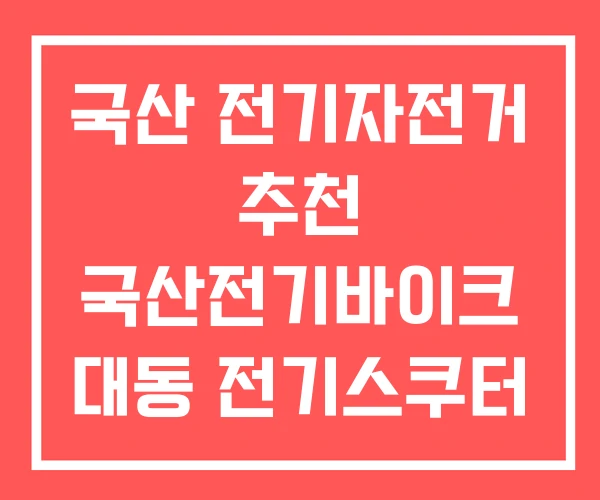 국산 전기자전거 추천 국산전기바이크 대동 전기스쿠터 국산 전기자전거 추천 국산전기바이크 대동 전기스쿠터