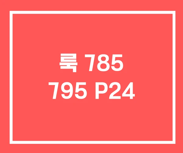 룩 785 795 P24