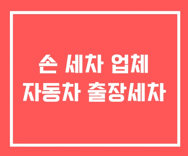 손 세차 업체 자동차 출장세차 손 세차 업체 자동차 출장세차