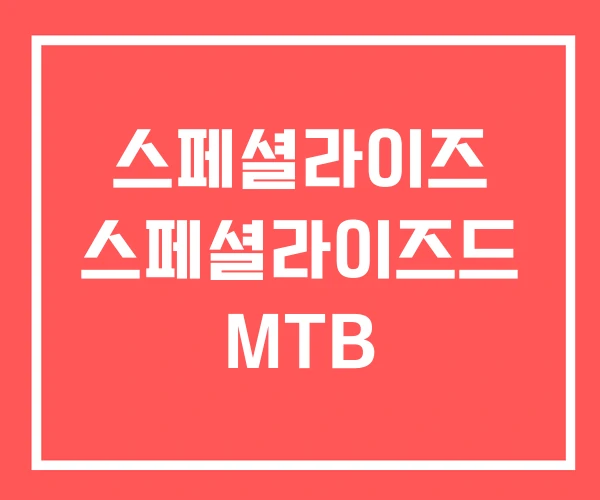 스페셜라이즈 스페셜라이즈드 MTB
