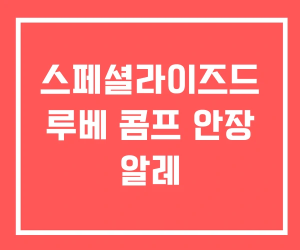 스페셜라이즈드 루베 콤프 안장 알레