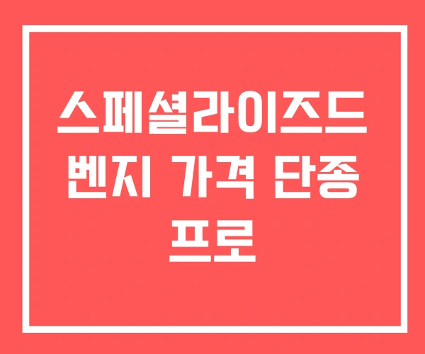 스페셜라이즈드 벤지 가격 단종 프로