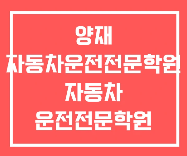 양재 자동차운전전문학원 자동차 운전전문학원 강사자격시험 양재 자동차운전전문학원 자동차 운전전문학원 강사자격시험