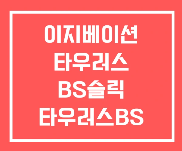 이지베이션 타우러스 BS슬릭 타우러스BS 리밋해제 미니