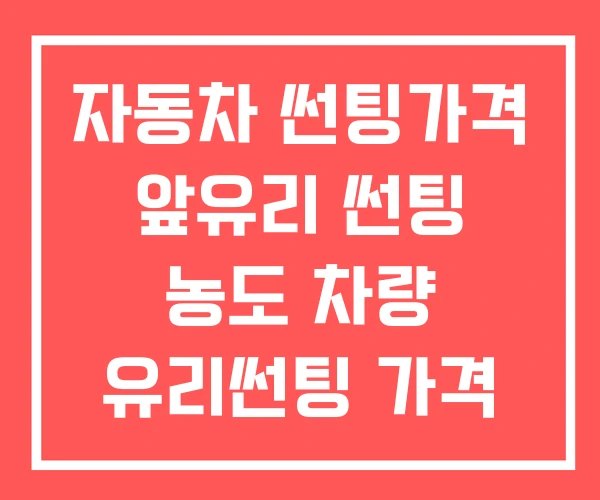 자동차 썬팅가격 앞유리 썬팅 농도 차량 유리썬팅 가격 자동차 썬팅가격 앞유리 썬팅 농도 차량 유리썬팅 가격