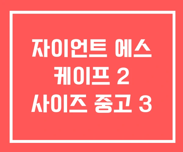 자이언트 에스 케이프 2 사이즈 중고 3