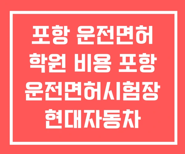포항 운전면허 학원 비용 포항 운전면허시험장 현대자동차 포항 운전면허 학원 비용 포항 운전면허시험장 현대자동차